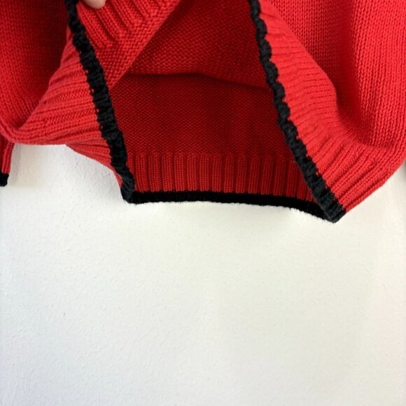 Janie and Jack Penguin Sweater Red 2T - Picture 6 of 9